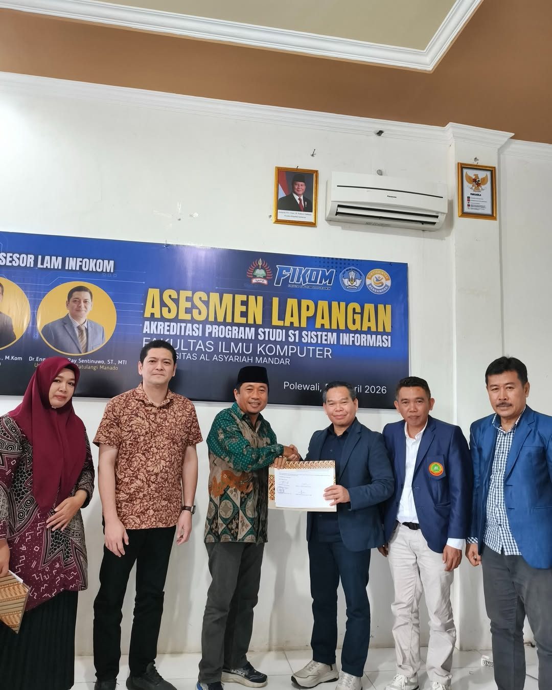 Asesmen Lapangan Akreditasi Program Studi Sistem Informasi FIKOM Unasman